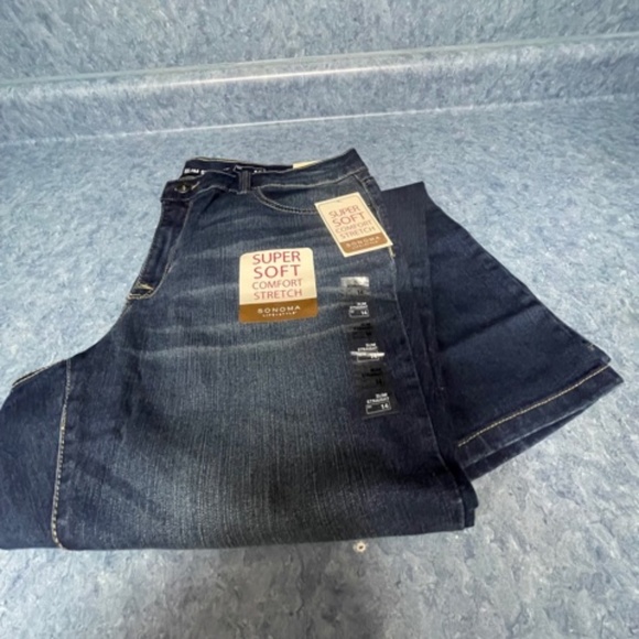 NEW Sonoma Life+Style Comfort Stretch Jeans - Picture 1 of 4